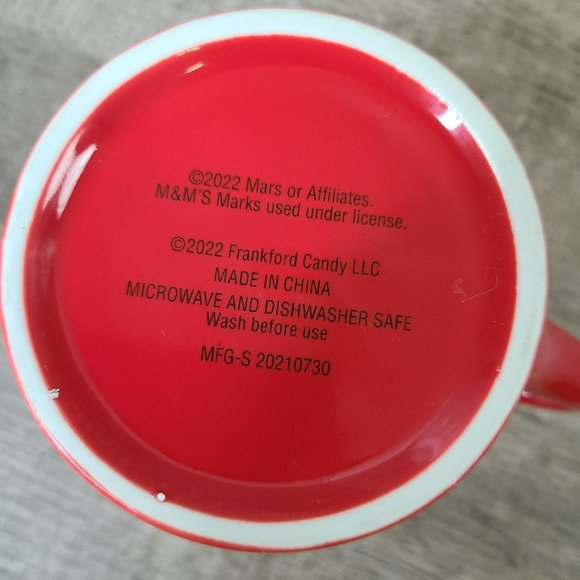 2022 Red M&M Sarcasm Is My Love Language Novilty Coffee Tea Mug - Picture 6 of 6